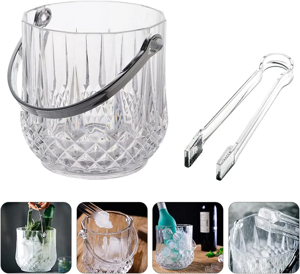 China Manufacture Portable Colorful Gradient Ice Bucket Great For Home