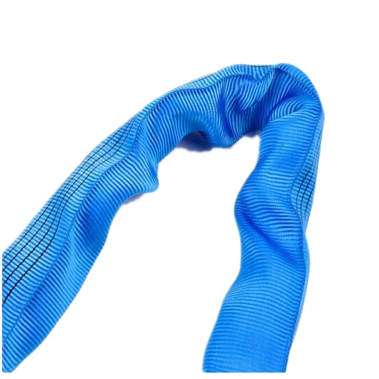 High Strength Soft Polyester Lifting Round Sling 8 Ton