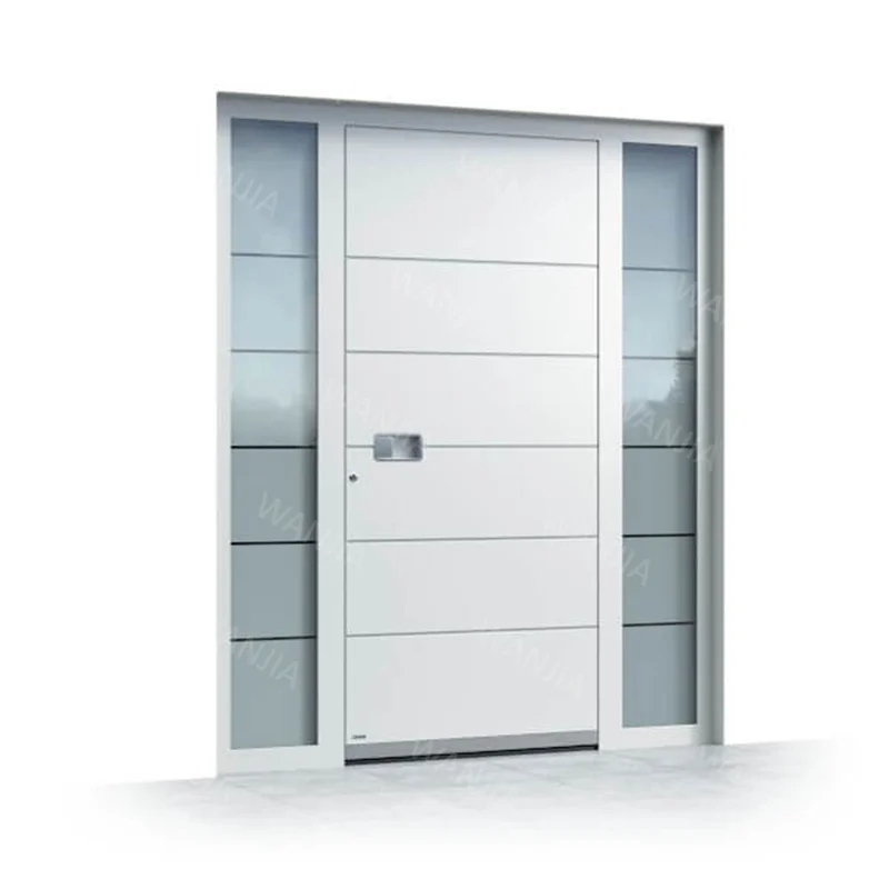 Latest Modern Design Villa Exterior Front Entry Doors Pivot Metal Doors Exterior Steel Door for Home