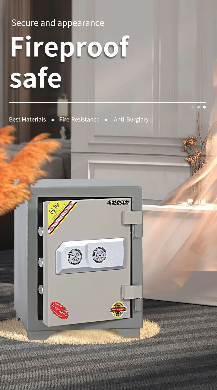 CEQSAFE Electronic Lock Box 2 Hours Fireproof Safe Box for Office and Home Use manufacture