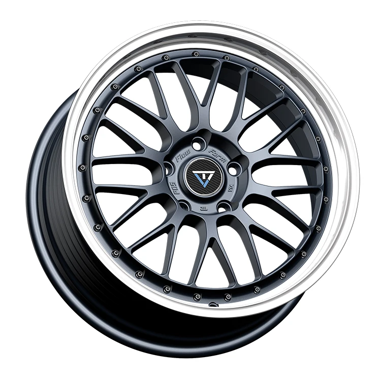VLF-P05 18 дюймов матовый черный машина для губ гоночный автомобиль колёса 5X112 ET42 CB66.56 потоком формируя 5 отверстий брелок для автомобильных ключей, колесные диски