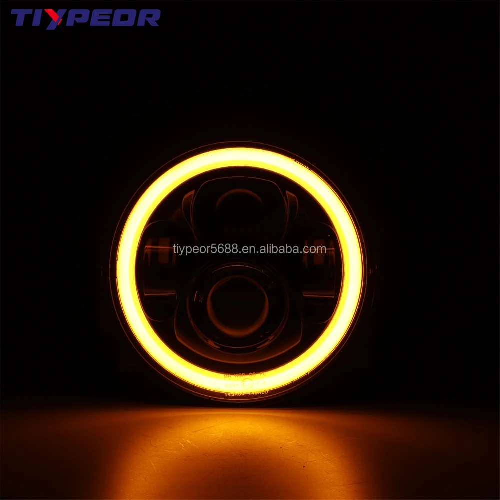 product tiypeor dot e mark 7 inch led headlight for land rover defender 90 110 lighting system accessories for motorcycle headlight-2