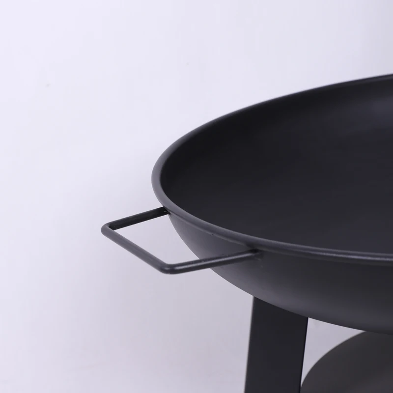 Large Outdoor Metal Portable Steel Fire Pit With 3 Legs for Camping-durable and Easy to Use supplier