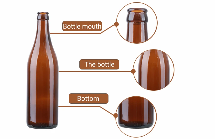 500ml Frosted Black Glass Beer Bottle Buy Black Beer Bottle,Black