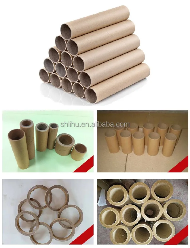 Automatic Kraft Paper Tube Cutter Auto Cardboard Core Slitter Multi Knife Paper Core Cutting Machine small