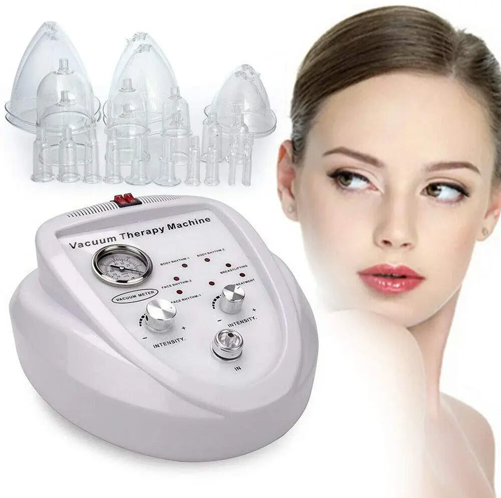 Vacuum Cupping Therapy Set Containing 30 Cups And 3 Pumps Adjustable