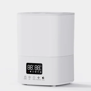 Modern Minimalist 4L Portable Silent Smart Mist Humidifier Bedroom Desktop Air Humidifier With Atmosphere LED Lamp