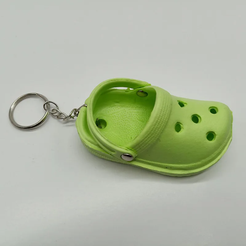 Cute 3d Mini Eva Plastic Foam Beach Hole Sandal Slipper Keychain ...