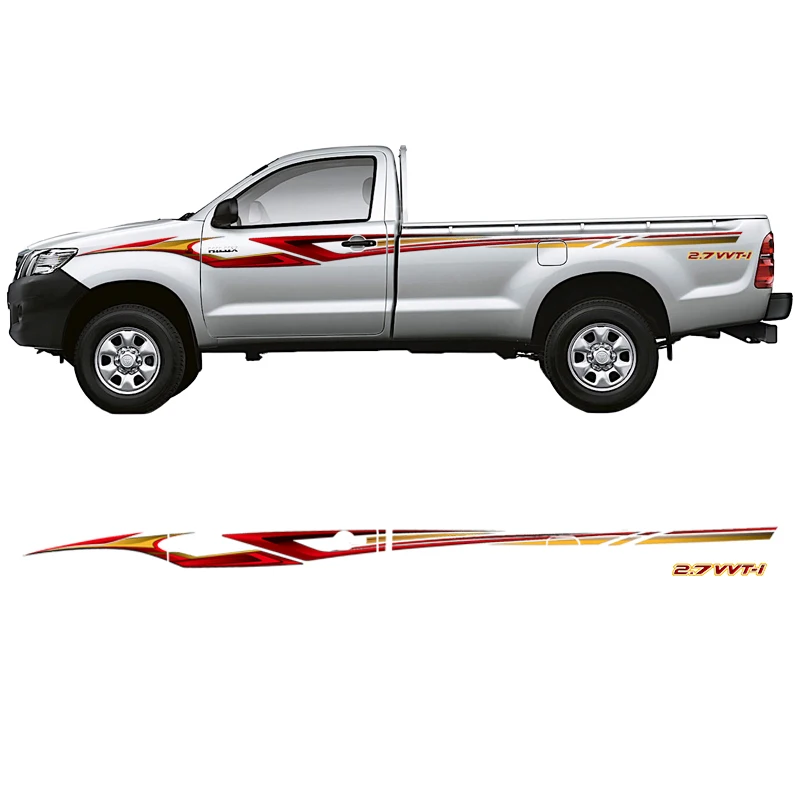Sticker for Car Zhuocai Decorative Sticker for 2017 Hilux Car Door Stickers