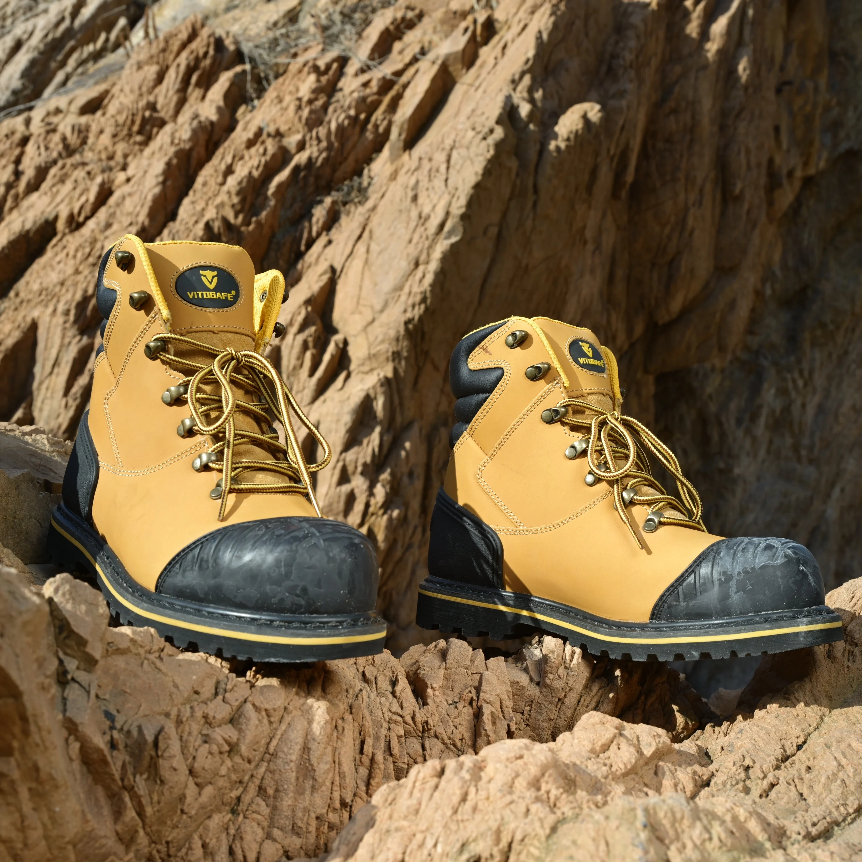 VITOSAFE-botas de seguridad para el trabajo para hombre, botas de