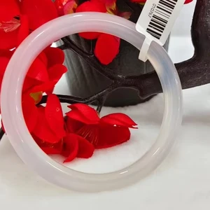 Round Gray purple Natural Agate Bracelet, Fresh and Beautiful Bracelet Accessory