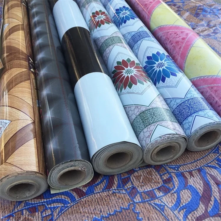Floor Covering Roll Pvc Roll Flooring Linoleum Flooring With Felt Back