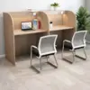 [Color de madera natural] Escritorio de estudio