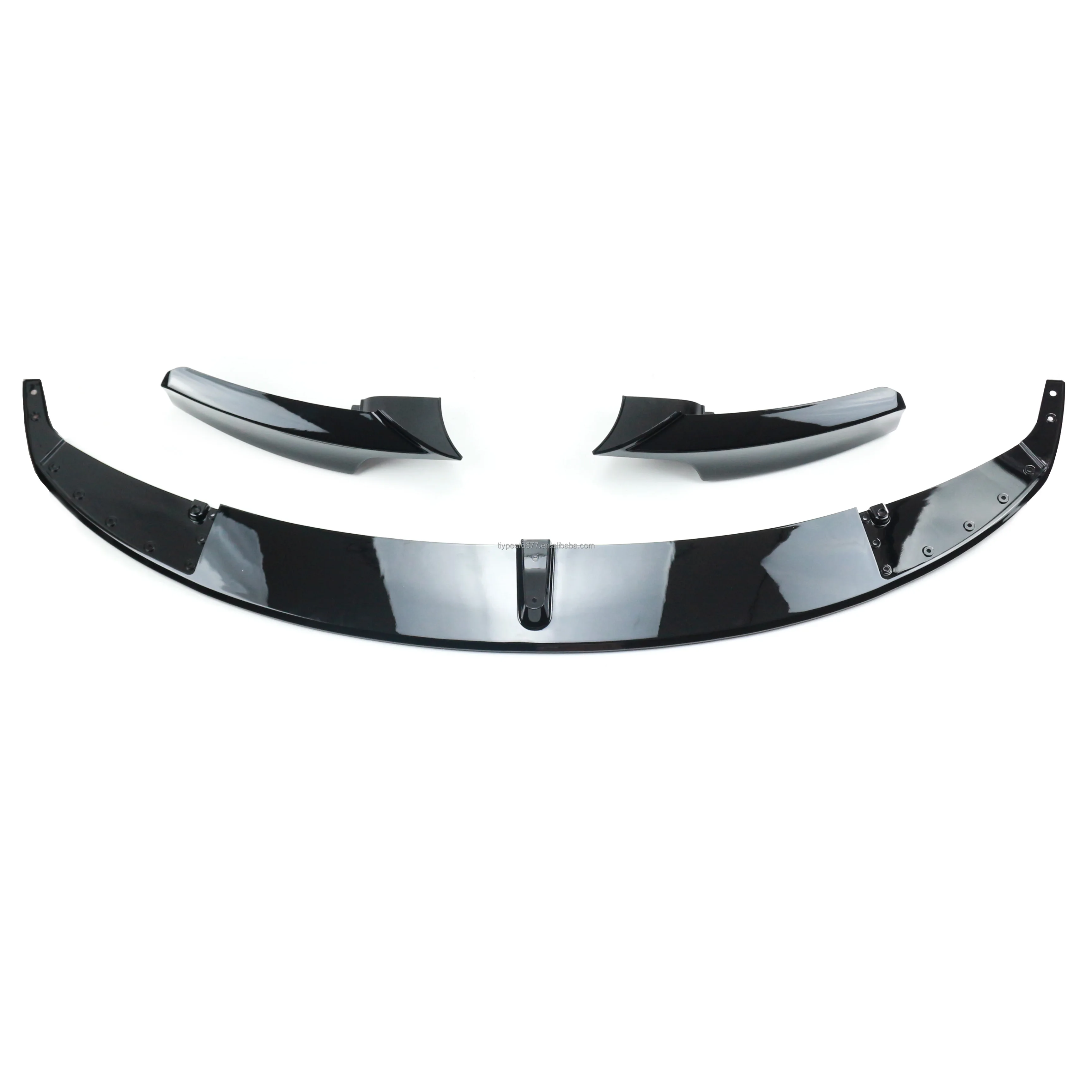 product tiypeor for bmw f30 f31 3 series m sport 2012 2018 gloss black front bumper splitter lip-6
