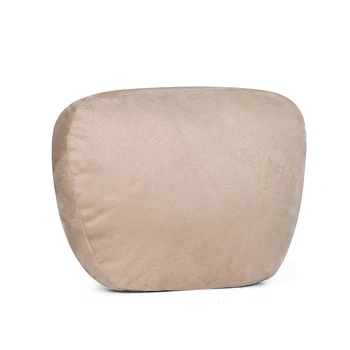 Ergonomic design Car headrest suede fabric head pillow comfort protects the cervical spine