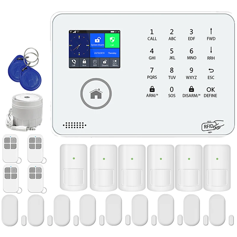 Wireless Home GSM Alarm Intelligent APP Security System