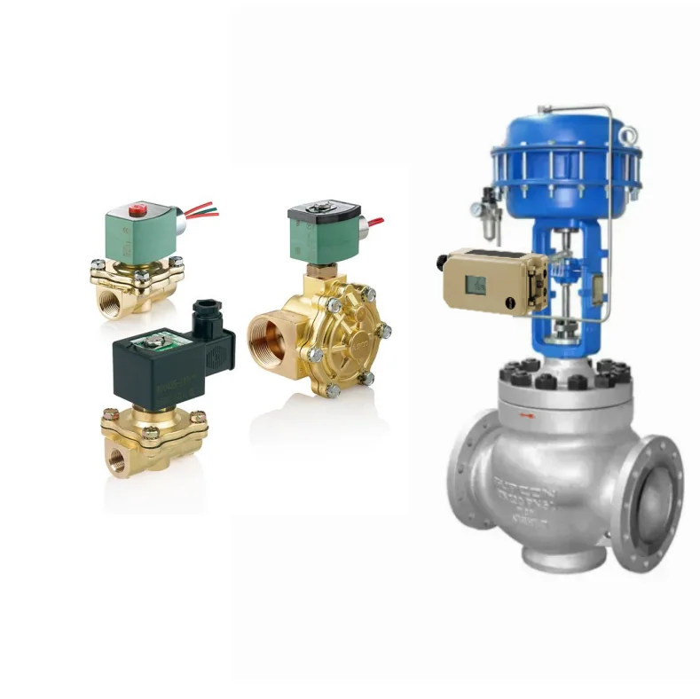Sc Control Valve Pneumatic Control Valves With Emerson ASCO 2 Way Solenoid Valves And ...