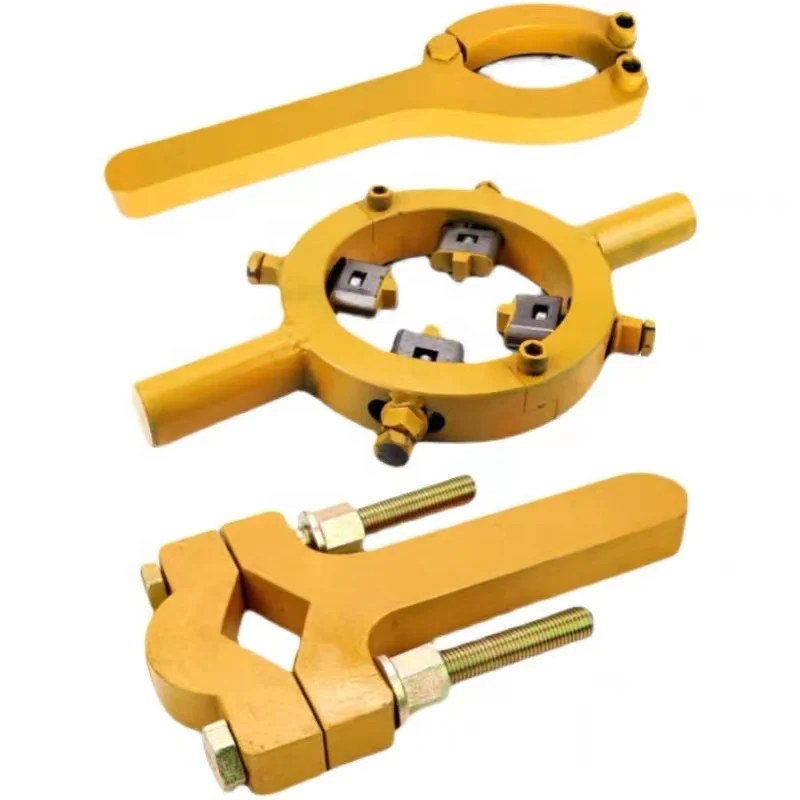 Hand Tools Hydraulic Cylinder Tools Adjustable Spanner 3 Claws Hydraulic Cylinder Wrench for Gland