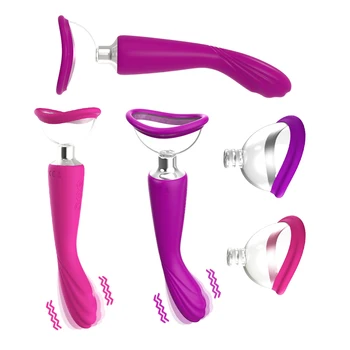 Rabbit stronger wand massager vibrator sucking with cup adult sex toys vibrator tongue
