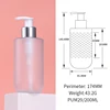 Frosted pump bottle10