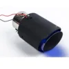 Carbon Look Blue Lamp Straight Edge