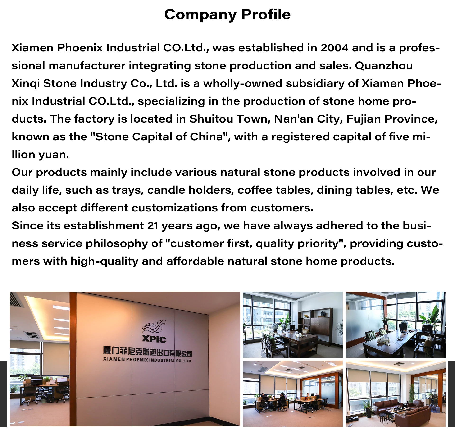 Company overview