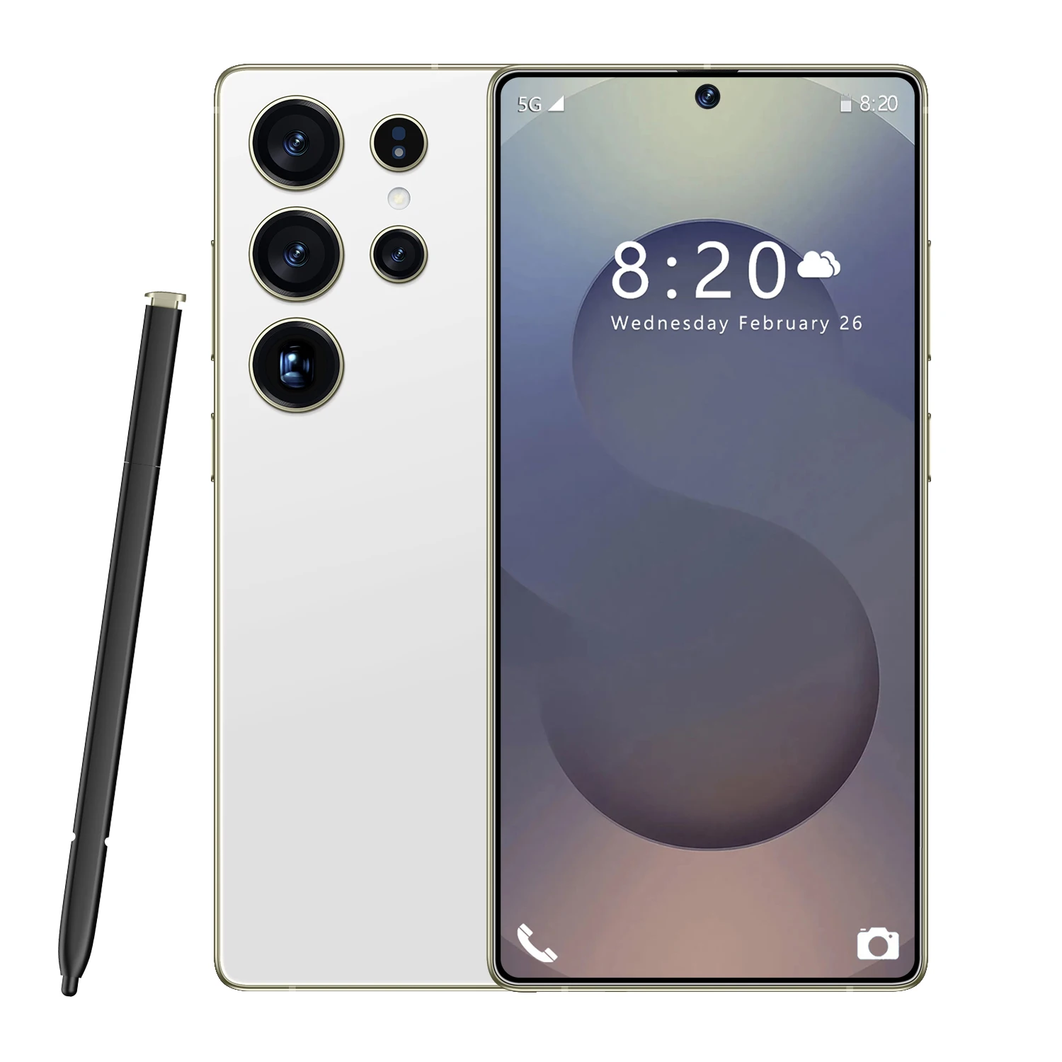 S25 Ultra Dual-SIM Smart Phone HD Screen Face Recognition Shockproof  Features Hot Selling for Separating Personal Work Numbers