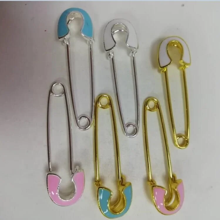 4 CM No Loop Gold /Silver Plated Small Enamel Baby Pins Muslim Islamic  Allah Mashallah Safety Pins For Kids - Buy 4 CM No Loop Gold /Silver Plated  Small Enamel Baby Pins