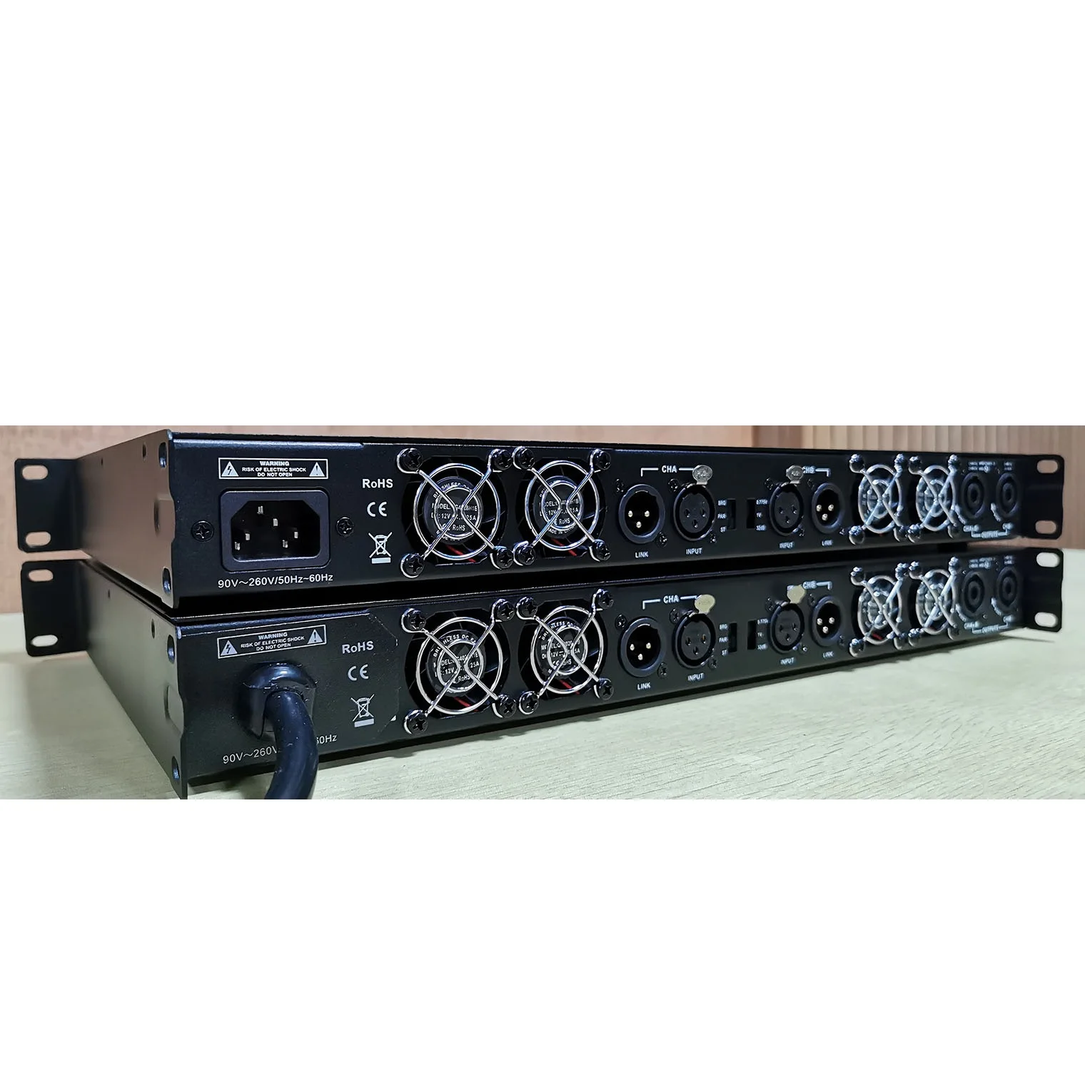 D1502 Pro Audio Class d Digital 1u Dsp 2 Channel 3000 Watt Amplifier High Power