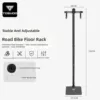 Floor-mounted trailer rack