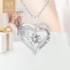 Collana con diamanti bianchi e oro bianco