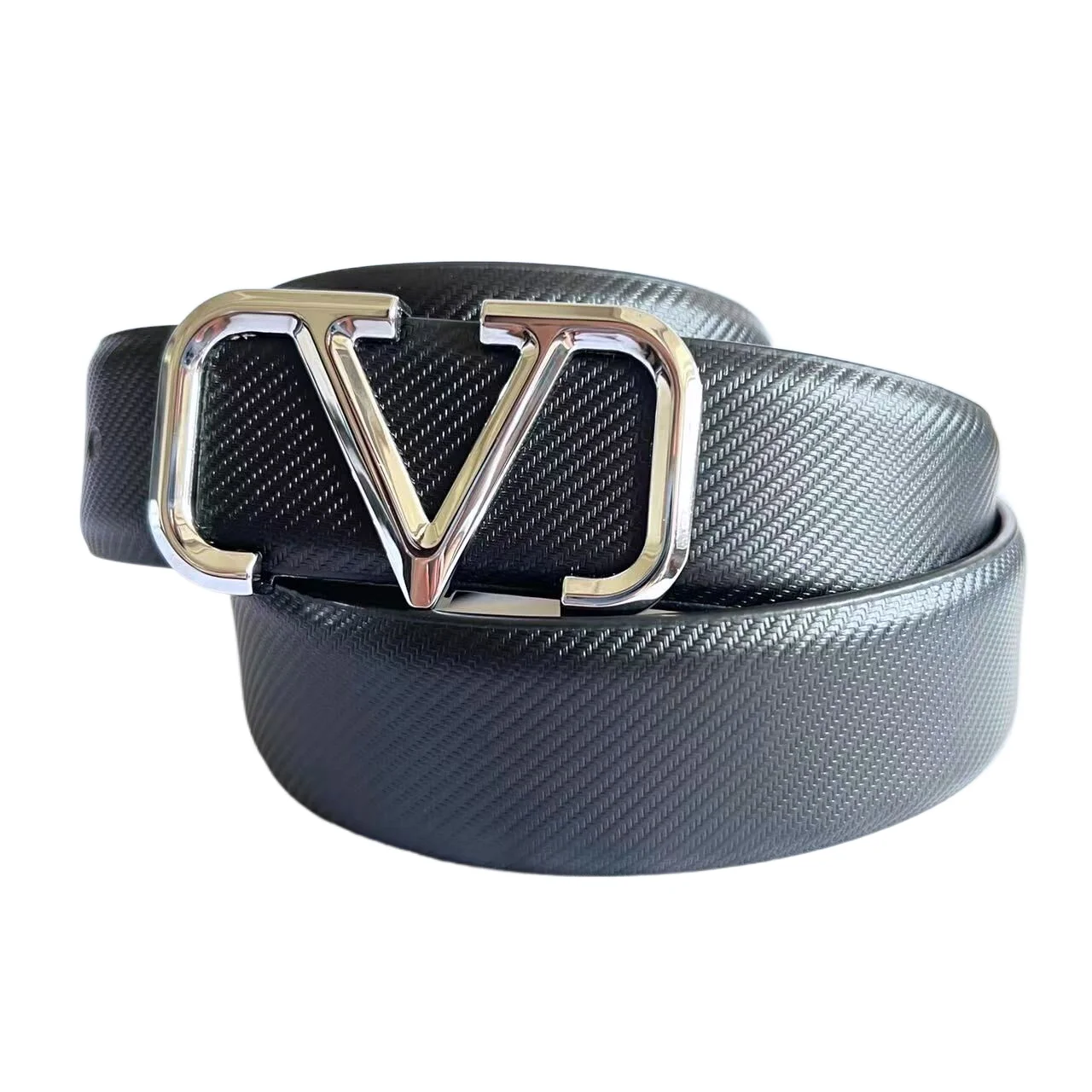 Men Retro Waist Strap Genuine Leather Alloy V Buckle Belt for Men Ceinture  Femme High Quality Designer Famous Brand Luxury Belts