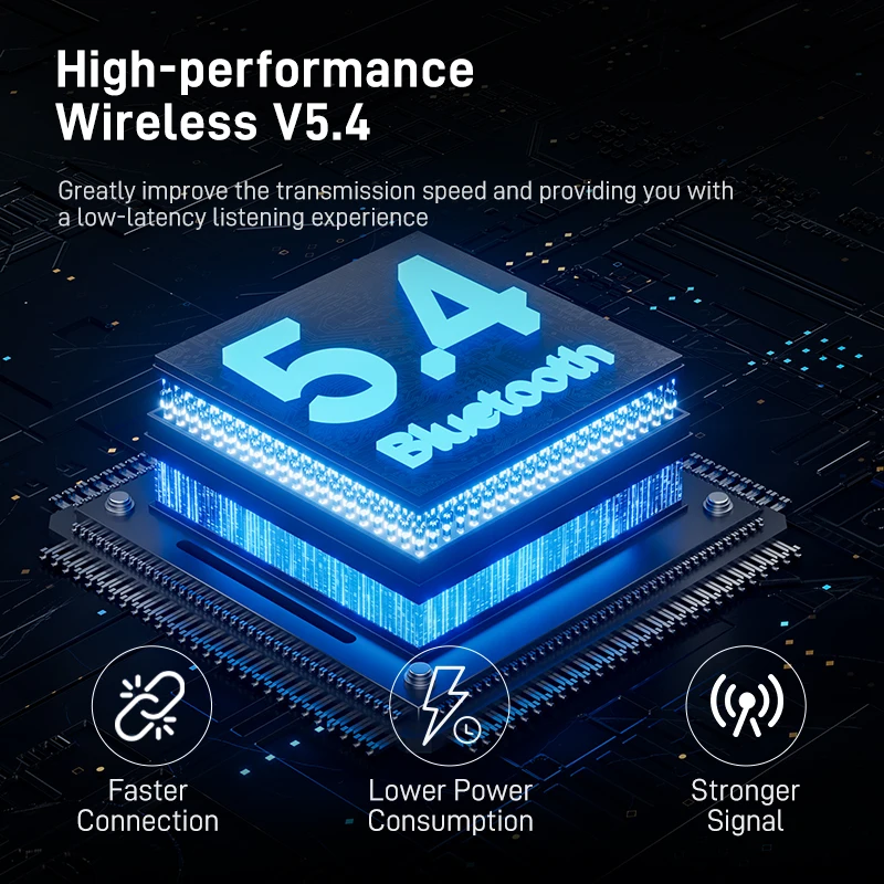 Sansui W6 ENC Call Noise Cancelling in Ear air Buds Listening Music Equipment Painless Wear Wireless Bluetooth Earphones Eabuds