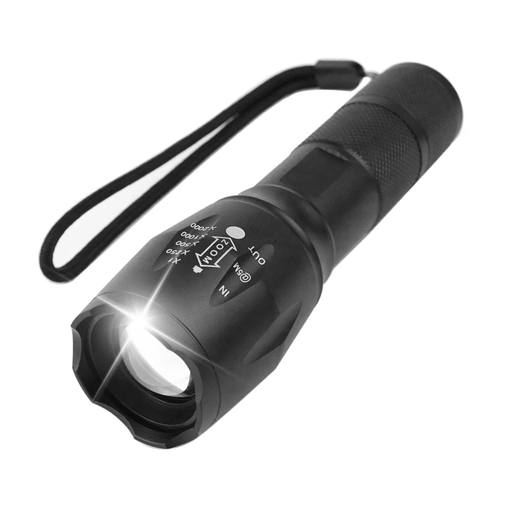 Xml T6 Aluminum Alloy  LED  Torch Flashlight Lamp torch for Outdoor Activity Flashlight