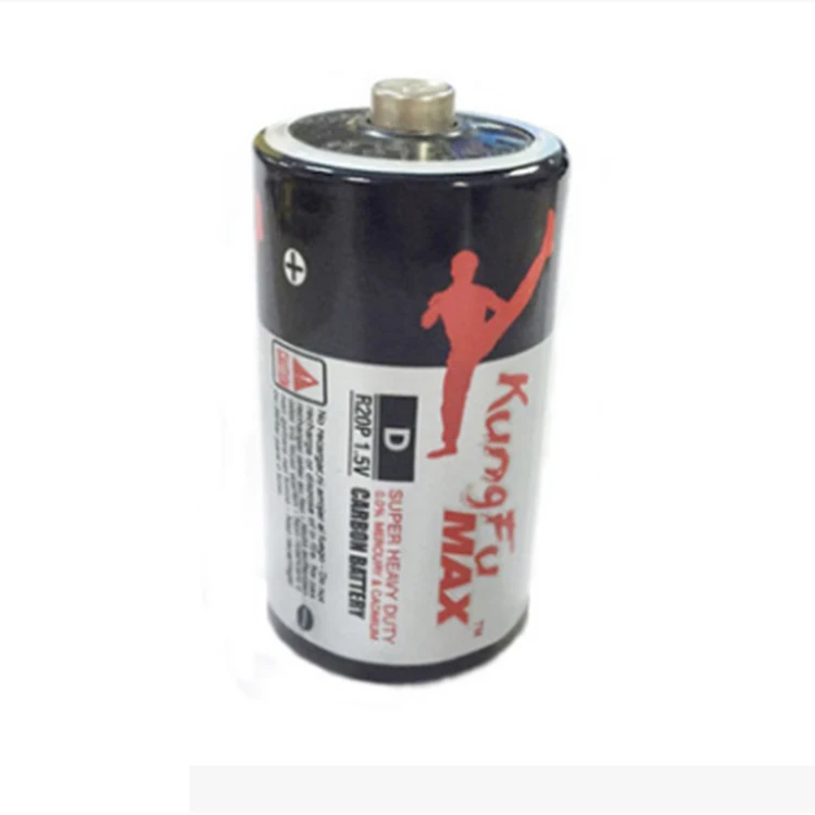 High Quality R20 D 1.5v sum1 carbon zinc dry battery