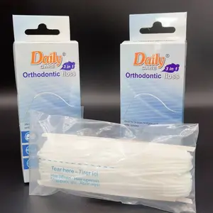 Daily Care CE FDA Approved Orthodontic Professional Spongy Floss 840D Multi-purpose Interspace Super Bubble Floss Private Label