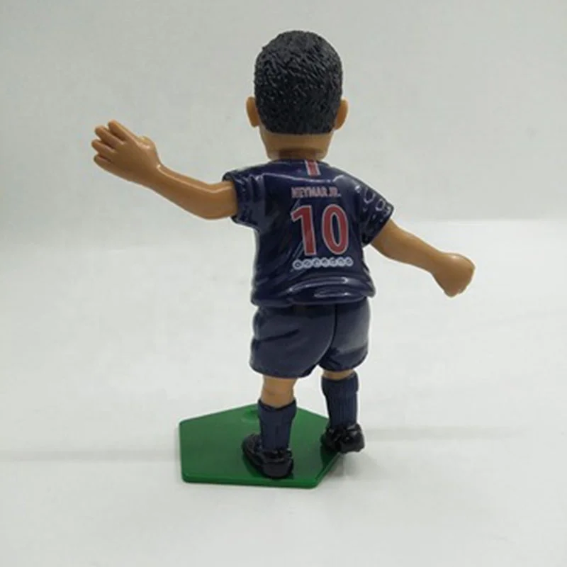 OEM Factory Soccer Ball Player Number 10 PELE Plastic PVC Action Figure Toys