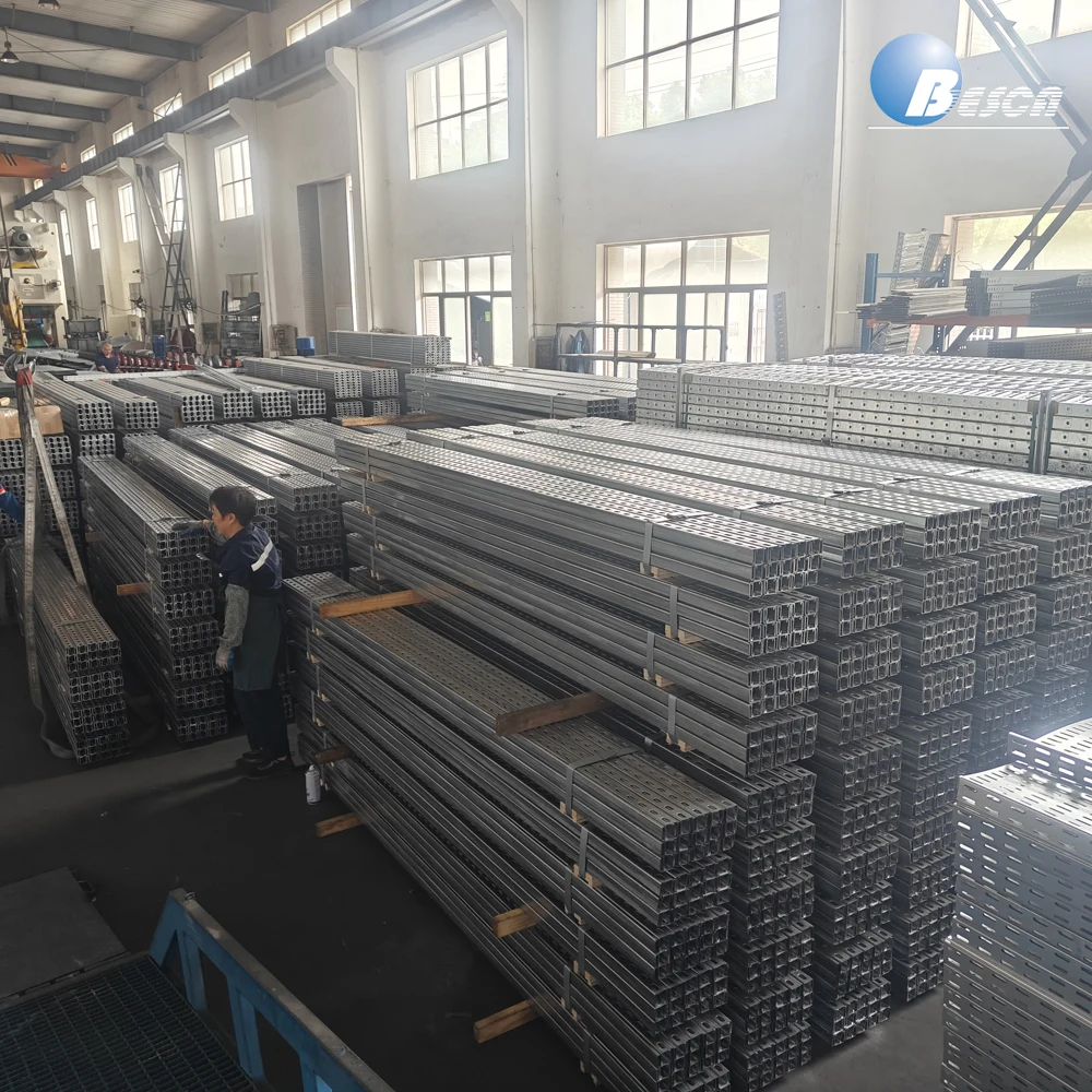 Steel Framing U Channel Unistrut Channel Cable Tray Support
