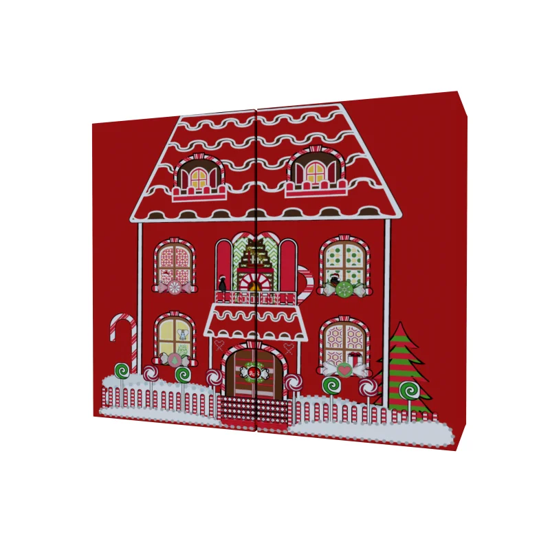 New Trend Custom 12 Day Gift Box Chocolate Tea Bag Snacks Advent Calendar Boxes & Trays Christmas Calendar Advent Box