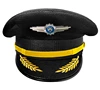 Black cap with silver badge 7