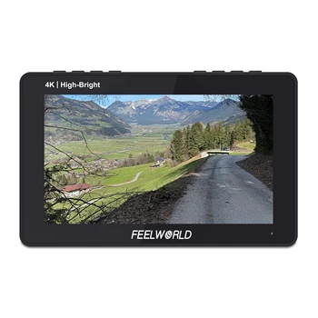 FEELWORLD F5 PROX 5.5 Inch Camera Field Monitor Touch On-Camera Monitor 1600nit DSLR Field Camera F970 Power