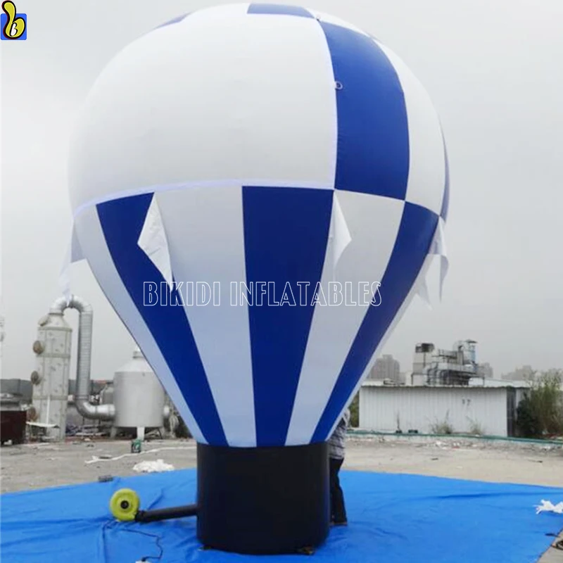 巨大な屋上広告インフレータブル熱風形状PVCグラウンドバルーン