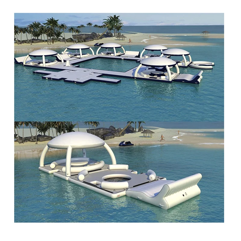 Drop Stitch Pvc Inflatable House Boat Inflatable Floating Table Sofa ...