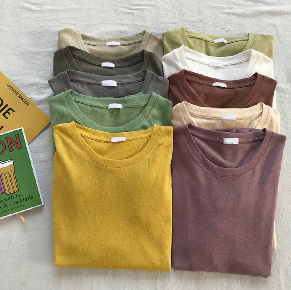 Wholesale Rustic Color Hemp T-Shirts - Sustainable & Stylish