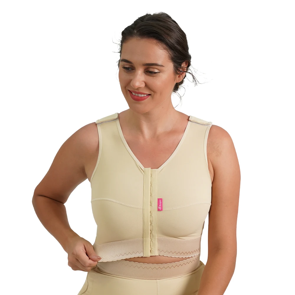S-SHAPER Soutien-Gorge Post-Chirurgie à Couverture Complète Ouverture Frontale Grande Taille Haute Qualité Fabricant en Gros Lingerie pour Femmes