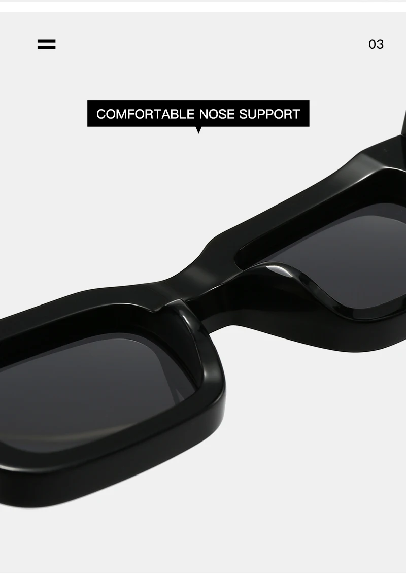 Hochwertige polarisierte Acetat-Sonnenbrille für Damen und Herren, individuelles Logo, dicker quadratischer Rahmen, rechteckige TAC-Gläser_voghion.com