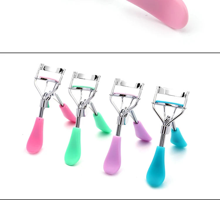 Stainless Steel Eyelash Curler With Builtin Comb Pinch Painfree