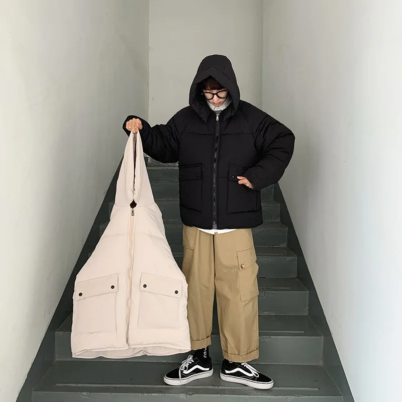 short puffer down hooded jacket mens| Alibaba.com