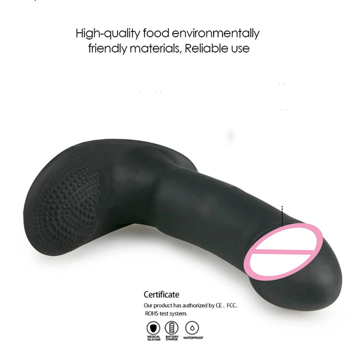 Tragbarer Dildo Vibrator, Batteriebetriebener Vibrations-Analdildo für  Frauen, Prostata-Stimulator, Klein und Leicht zu Tragen