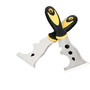 Multifunctional 3-Inch Thick Stainless Steel Putty Knife Industrial Grade Cleaning Blade Floor Knife Cross-Border Wholesale